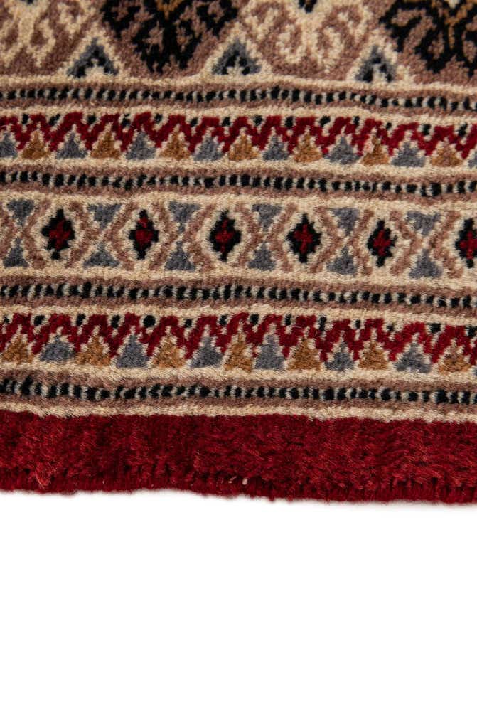 4' 3 x 6' 2 Hand Knotted Bokhara Wool Rug