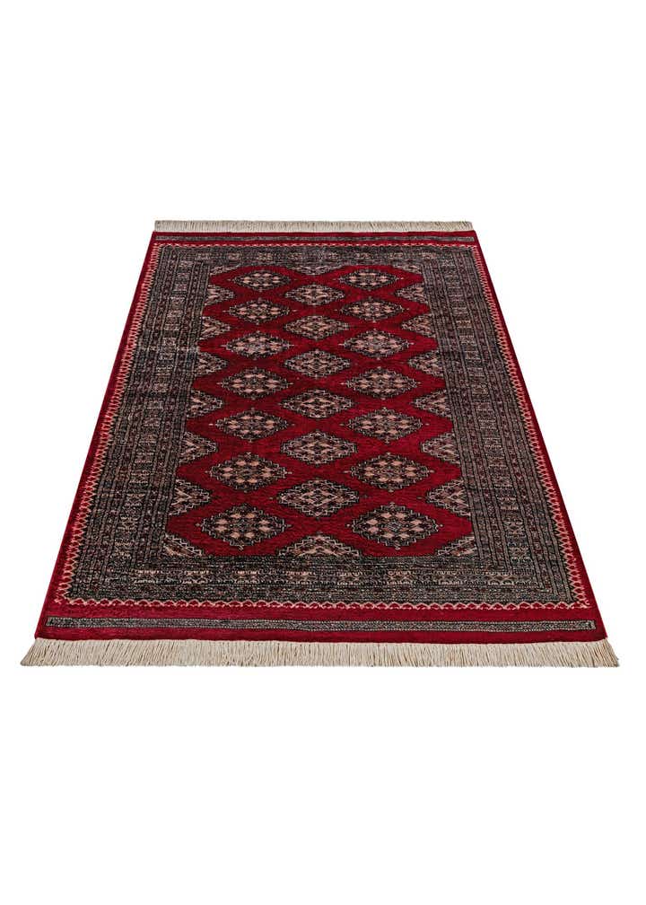 4' 2 x 6' 7 Hand Knotted Bokhara Oriental Wool Rug