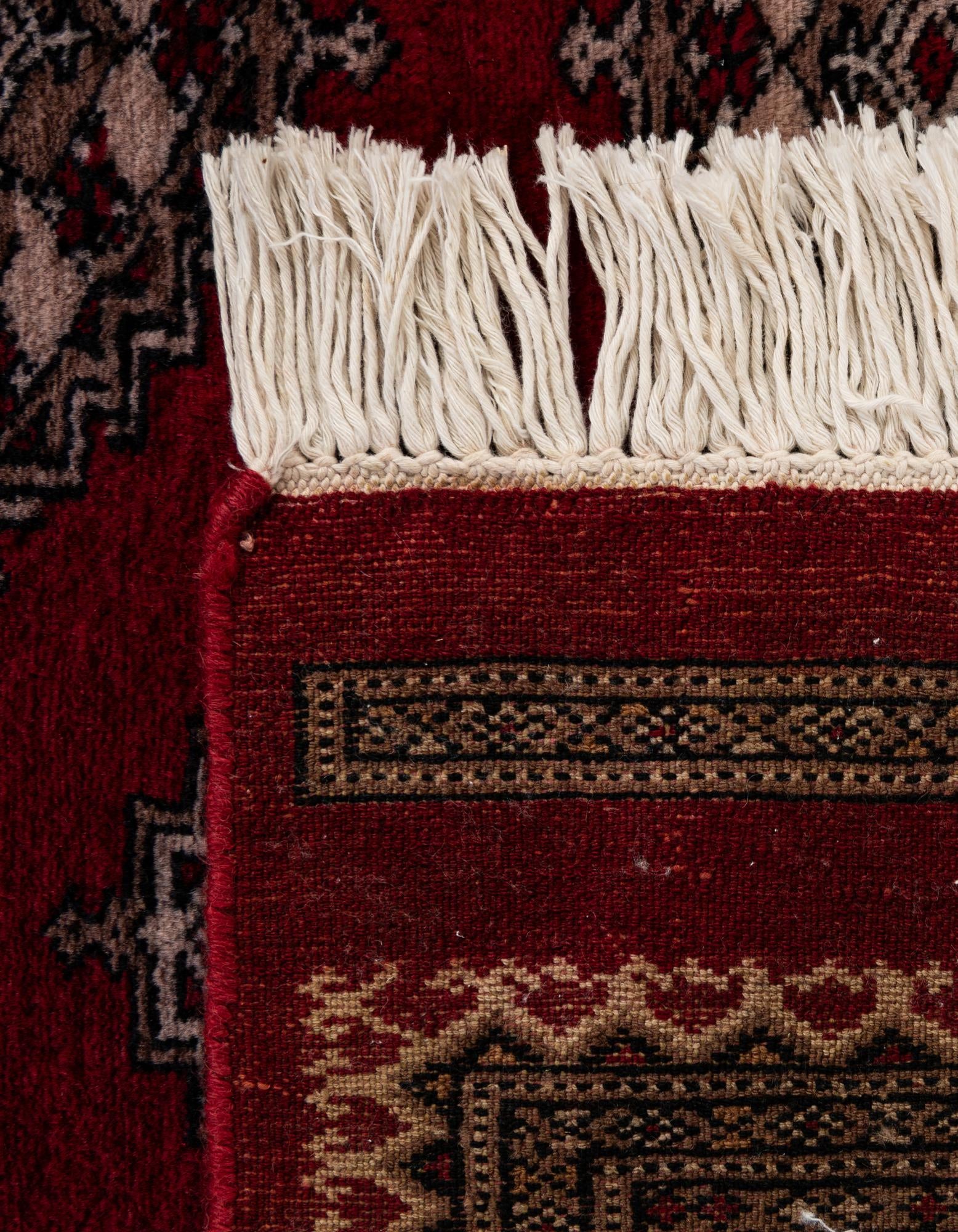 4' 2 x 6' 7 Hand Knotted Bokhara Oriental Wool Rug