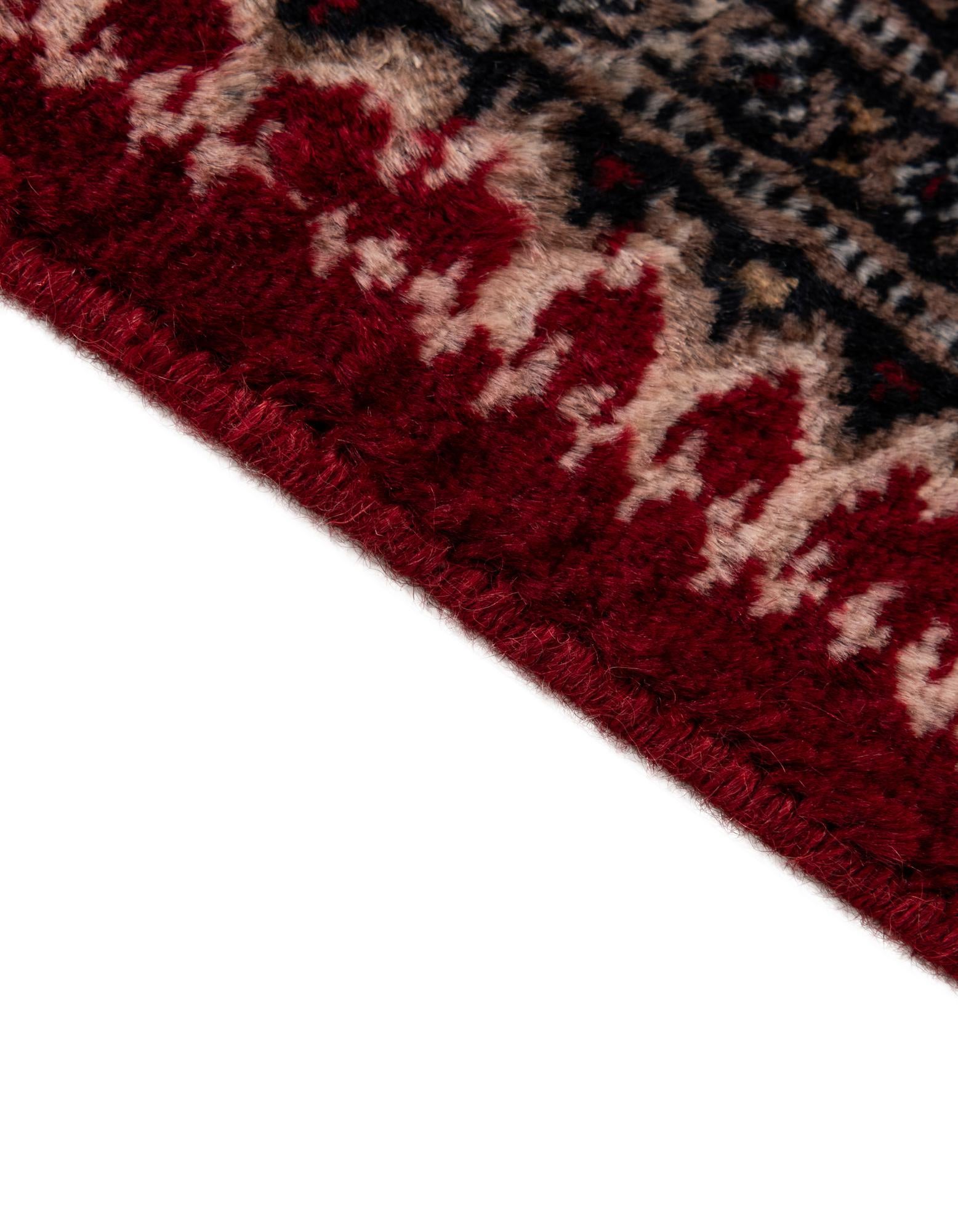 4' 2 x 6' 7 Hand Knotted Bokhara Oriental Wool Rug
