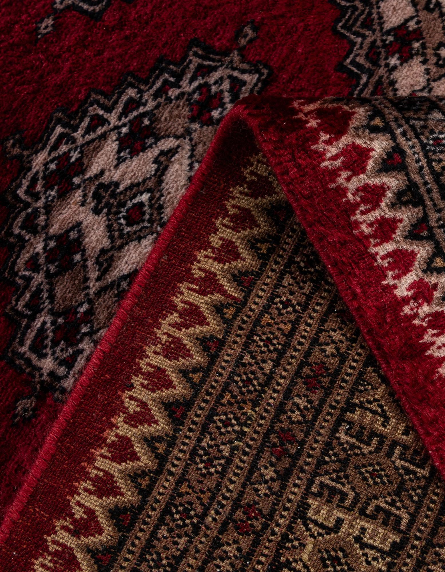 4' 2 x 6' 7 Hand Knotted Bokhara Oriental Wool Rug