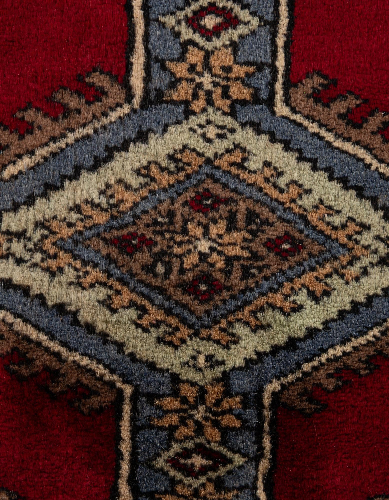 4' 2 x 5' 9 Hand Knotted Bokhara Oriental Wool Rug