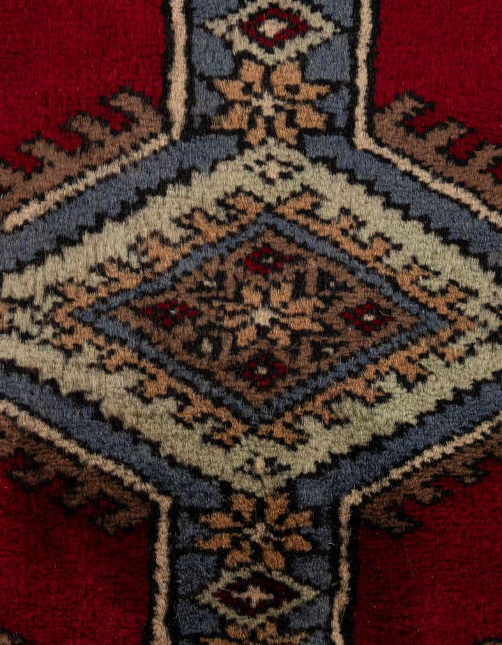 4' 2 x 5' 9 Hand Knotted Bokhara Oriental Wool Rug