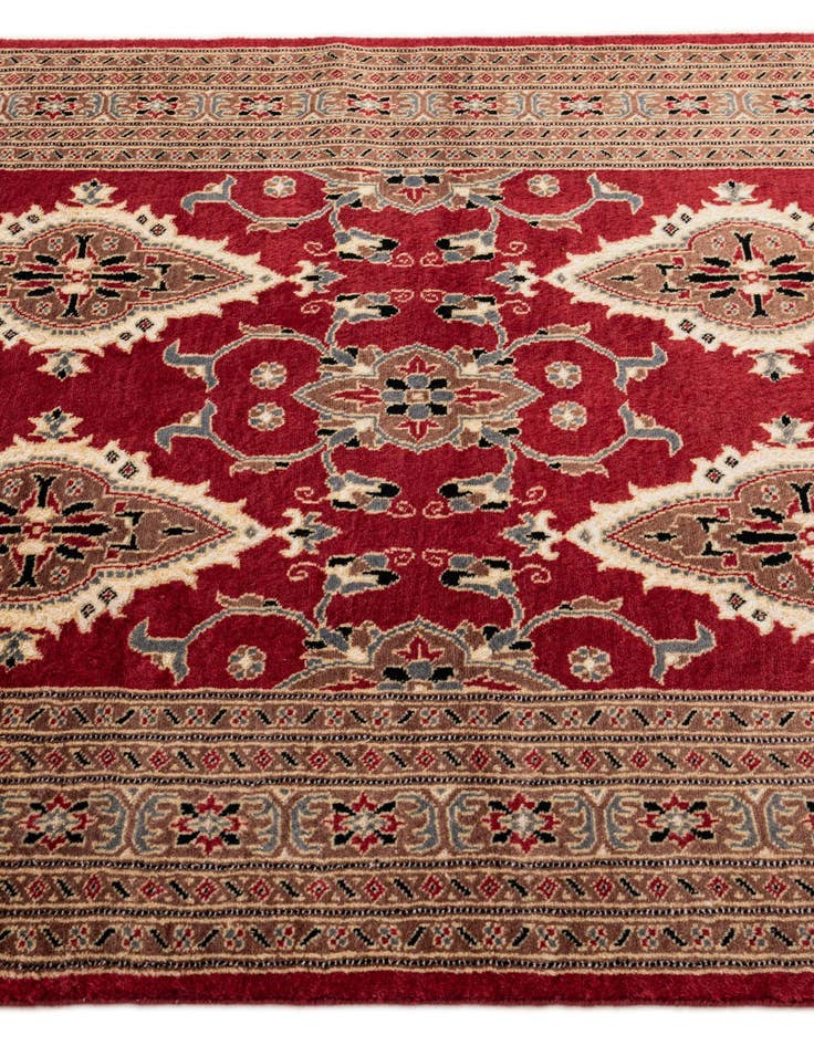 Detail image of 4' 3 x 6' 2  Hand Knotted Bokhara Oriental Rug