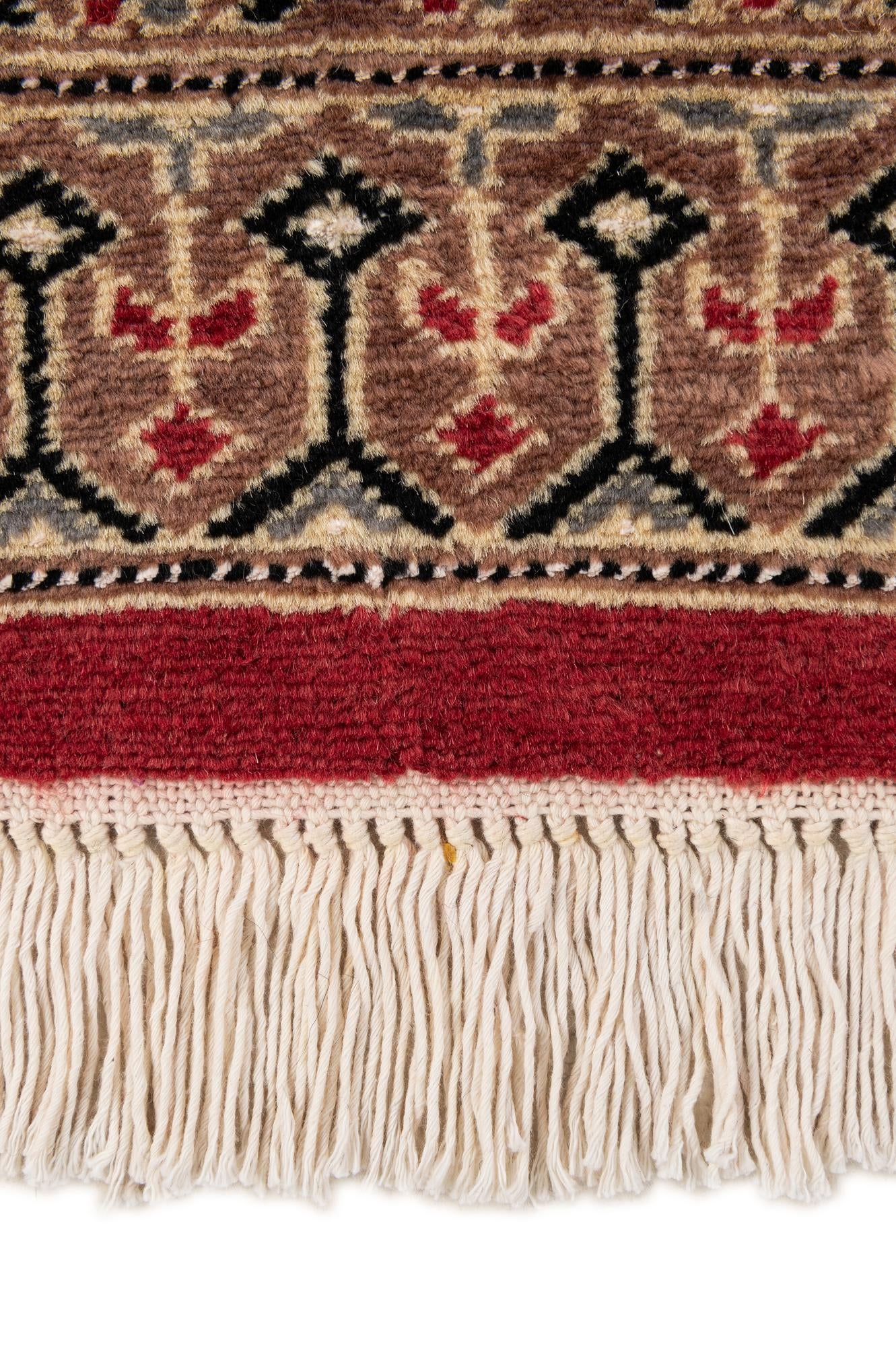 4' 3 x 6' 2 Hand Knotted Bokhara Oriental Rug