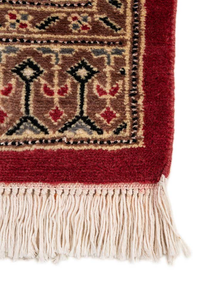 4' 3 x 6' 2 Hand Knotted Bokhara Oriental Rug