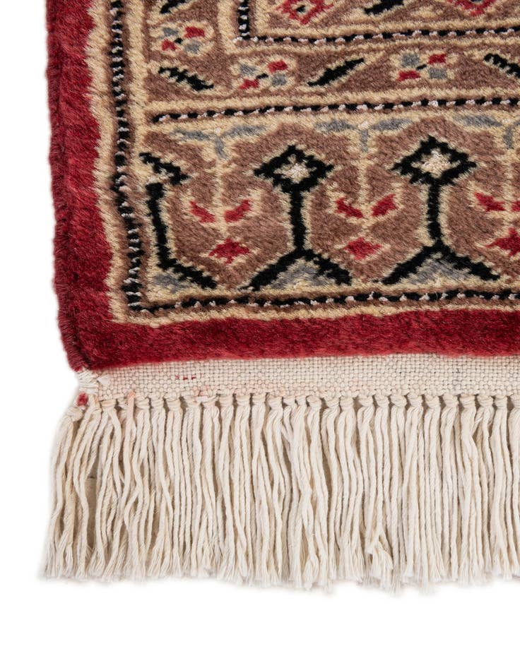 Detail image of 4' 3 x 6' 2  Hand Knotted Bokhara Oriental Rug