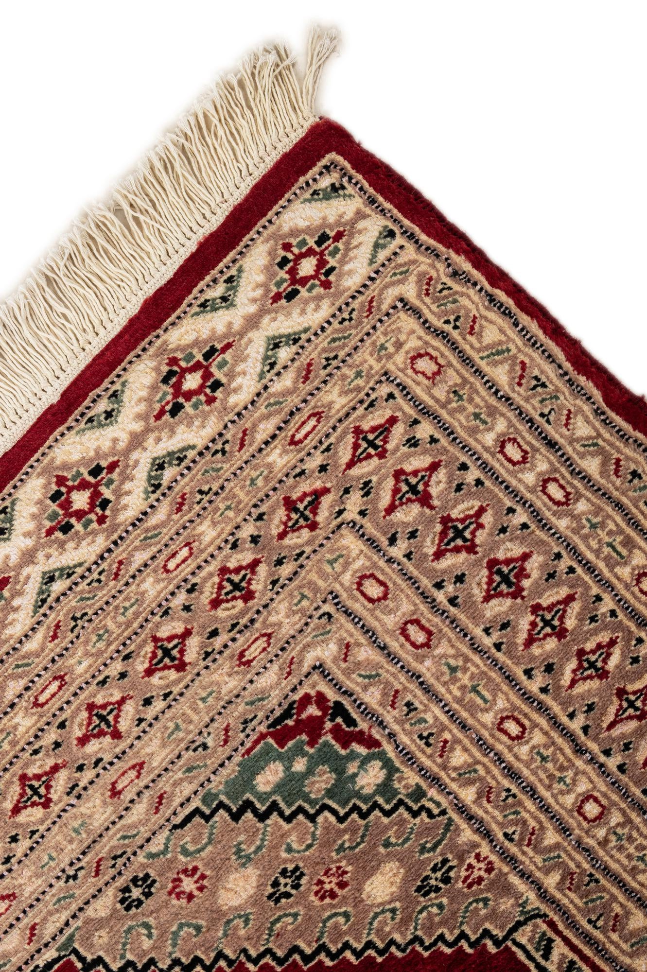 4' 3 x 6' 3 Hand Knotted Bokhara Oriental Rug