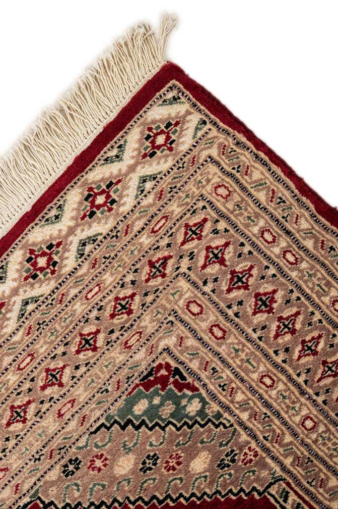 4' 3 x 6' 3 Hand Knotted Bokhara Oriental Rug