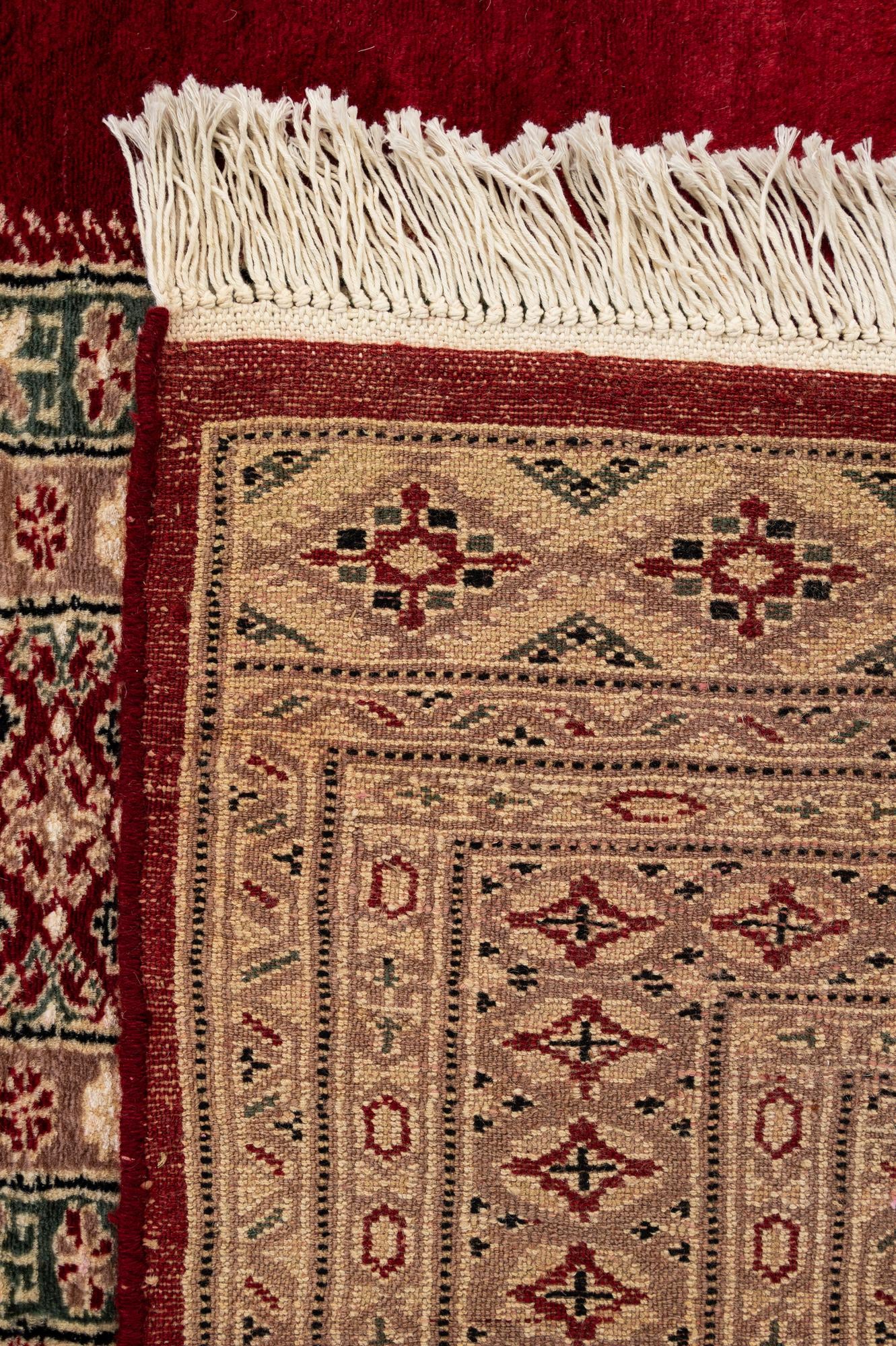 4' 3 x 6' 3 Hand Knotted Bokhara Oriental Rug