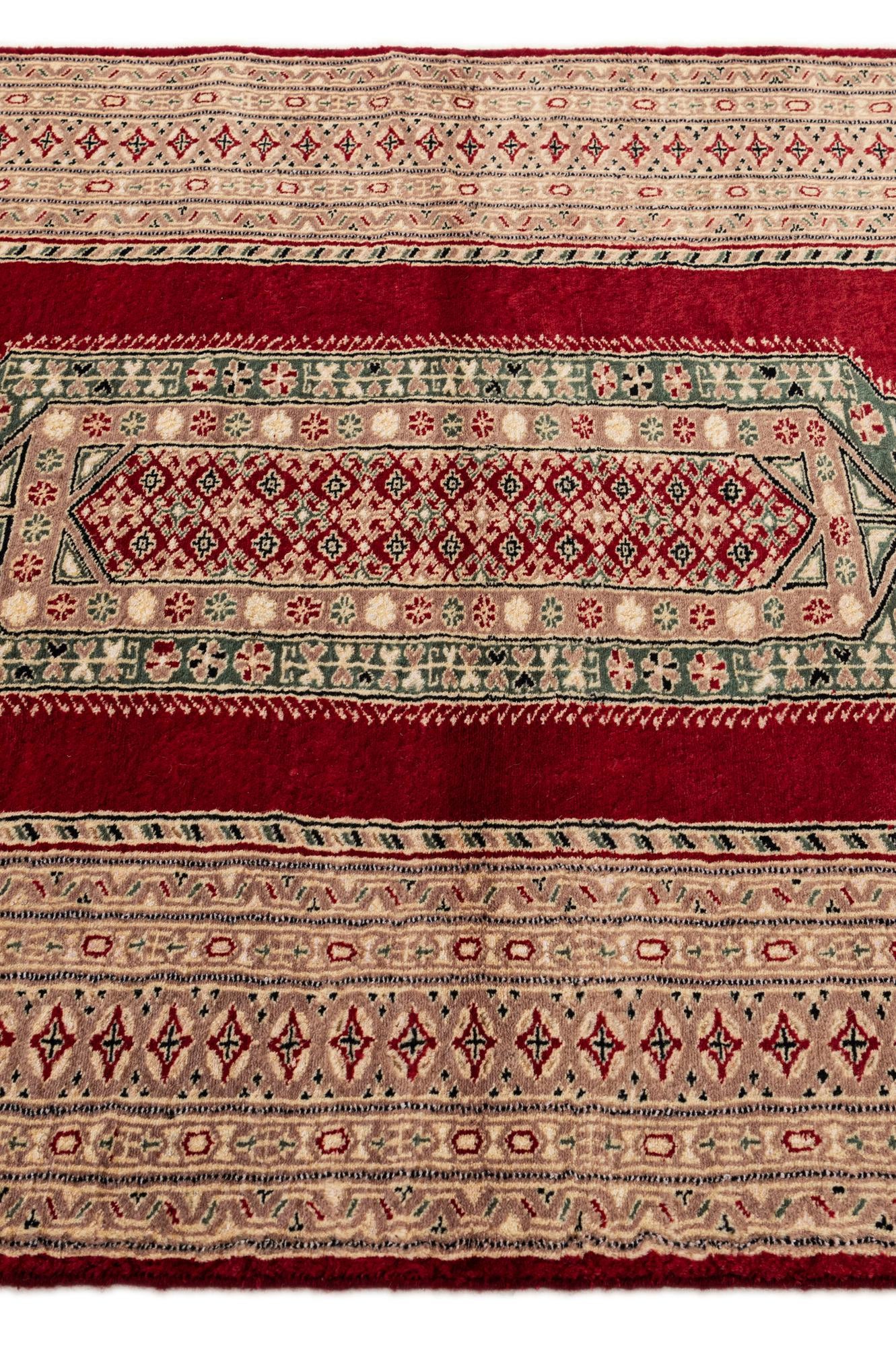 4' 3 x 6' 3 Hand Knotted Bokhara Oriental Rug