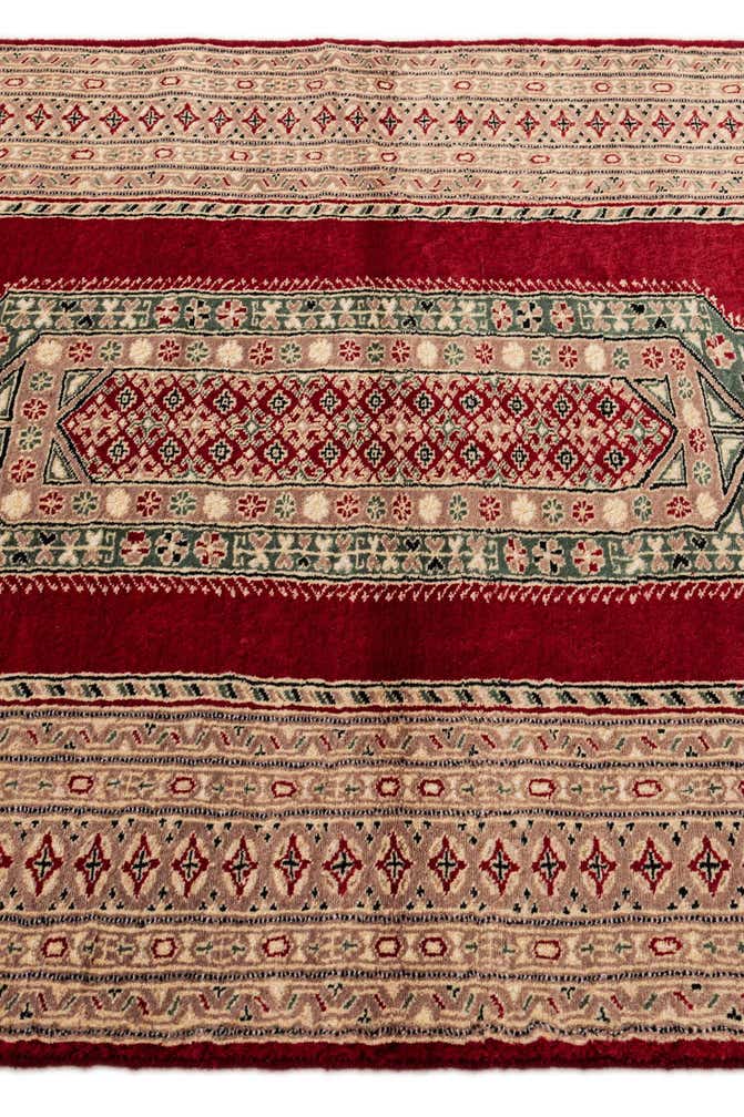 4' 3 x 6' 3 Hand Knotted Bokhara Oriental Rug