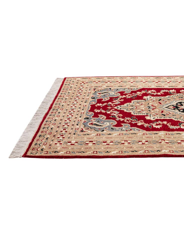 Detail image of 4' 2 x 6' 6 Hand Knotted Bokhara Oriental Rug