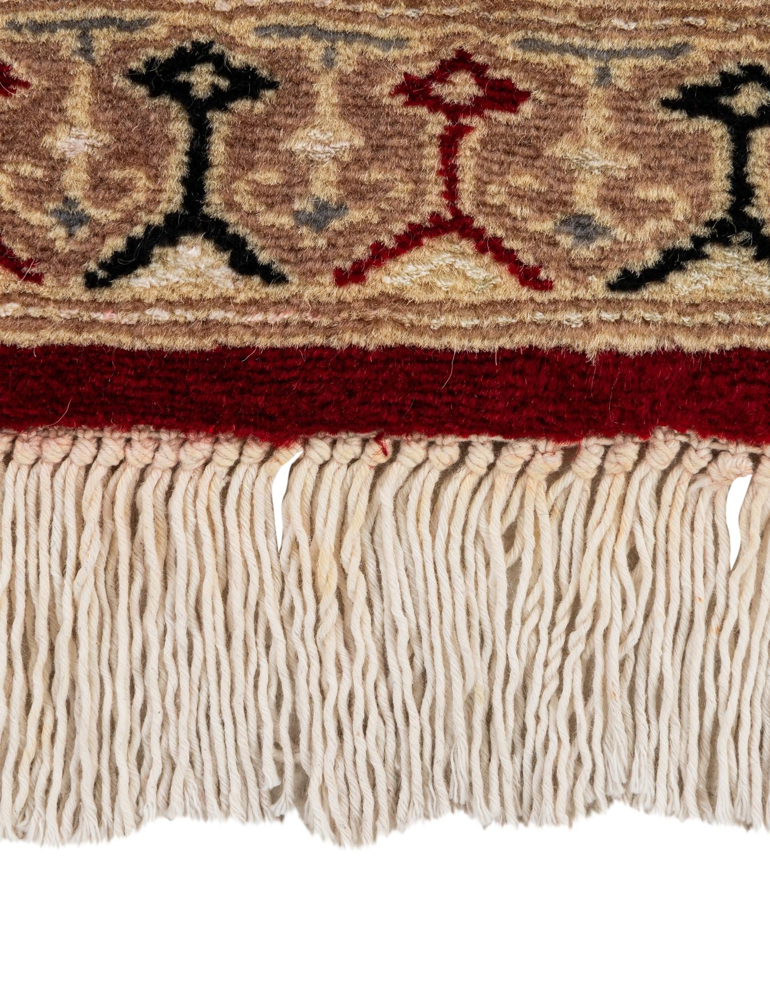 4' 2 x 6' 6 Hand Knotted Bokhara Oriental Rug