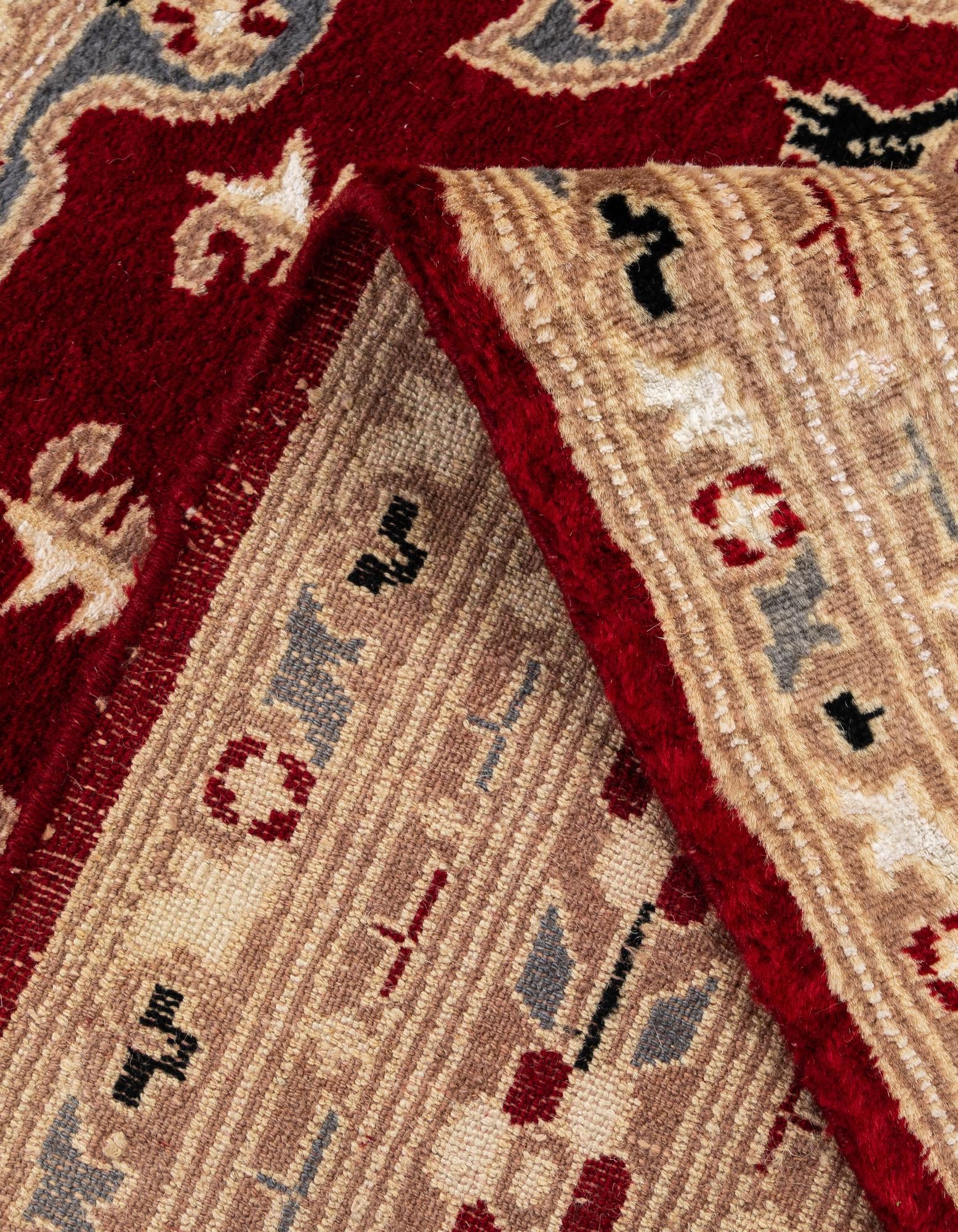 4' 2 x 6' 6 Hand Knotted Bokhara Oriental Rug
