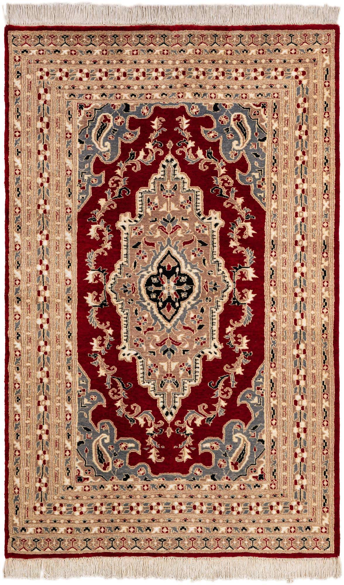 4' 2 x 6' 6 Hand Knotted Bokhara Oriental Rug