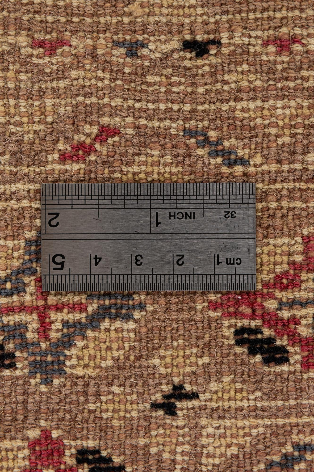 4' 4 x 6' 1 Hand Knotted Bokhara Oriental Wool Rug