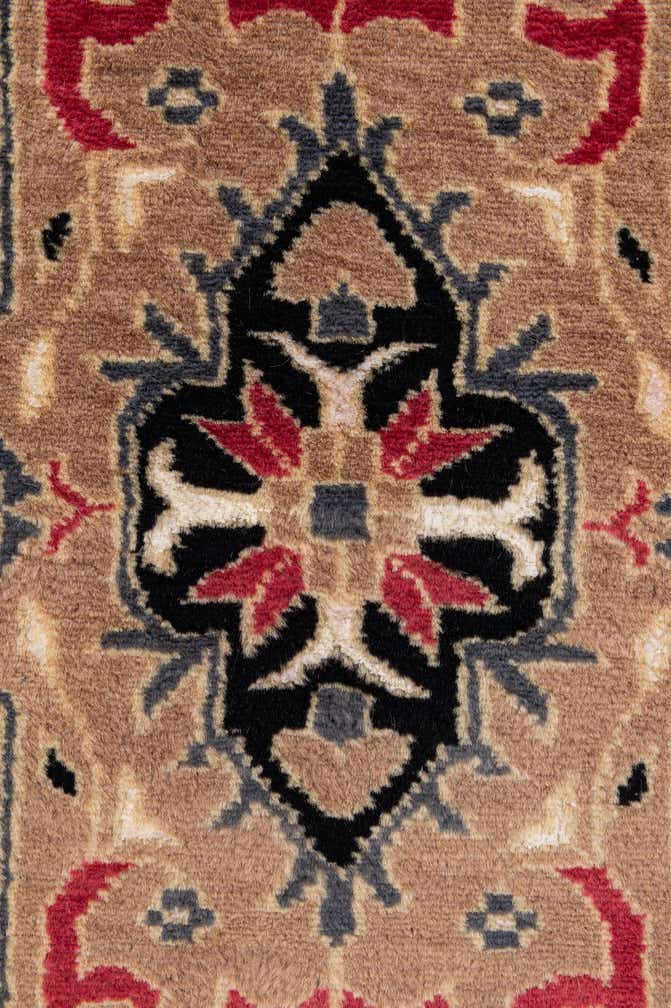 4' 4 x 6' 1 Hand Knotted Bokhara Oriental Wool Rug