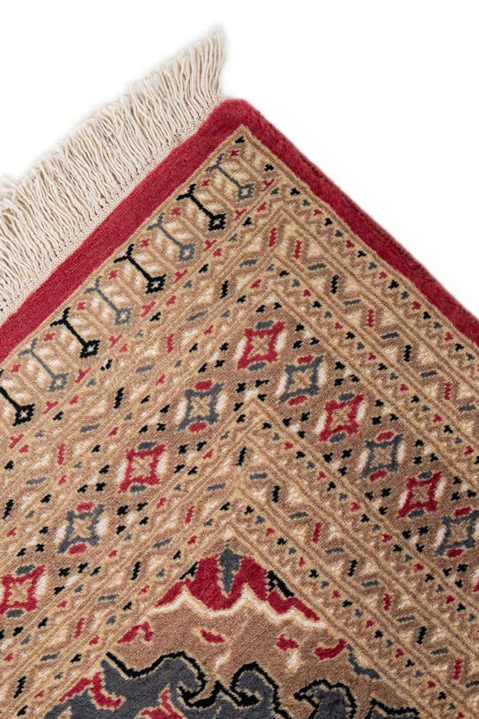 4' 4 x 5' 10 Hand Knotted Bokhara Oriental Rug