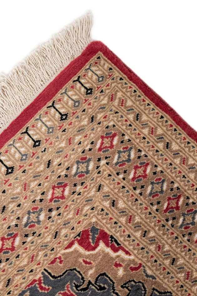 Detail image of 4' 4 x 5' 10 Hand Knotted Bokhara Oriental Rug