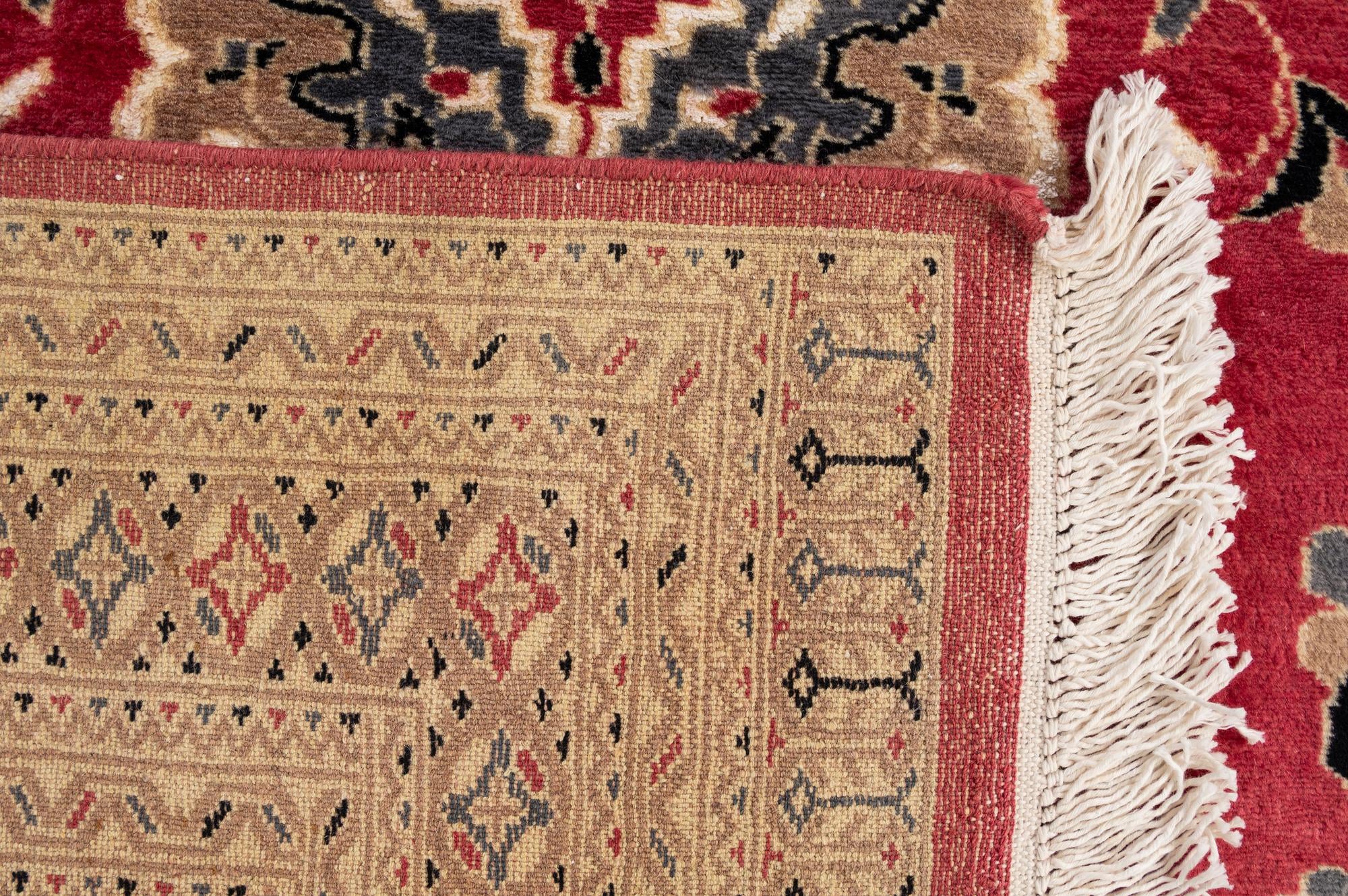 4' 4 x 5' 10 Hand Knotted Bokhara Oriental Rug