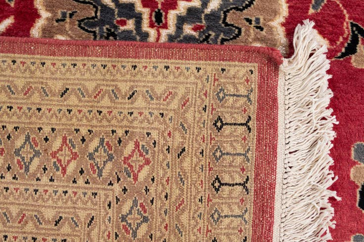 Detail image of 4' 4 x 5' 10 Hand Knotted Bokhara Oriental Rug