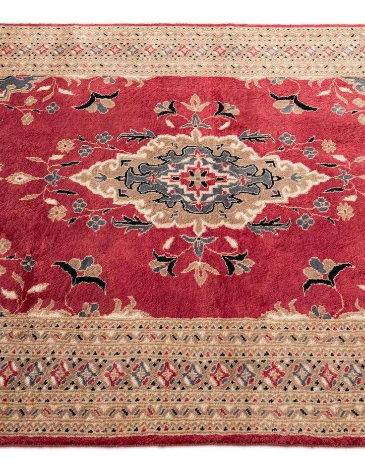 Detail image of 4' 4 x 5' 10  Hand Knotted Bokhara Oriental Rug