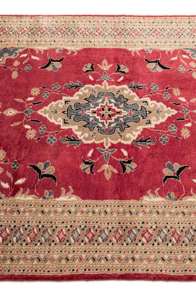 4' 4 x 5' 10 Hand Knotted Bokhara Oriental Rug