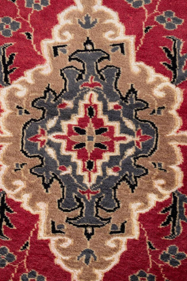 Detail image of 4' 4 x 5' 10 Hand Knotted Bokhara Oriental Rug