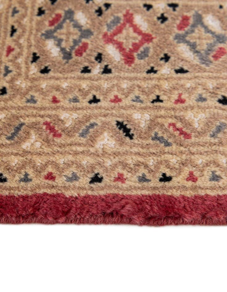 Detail image of 4' 4 x 5' 10  Hand Knotted Bokhara Oriental Rug