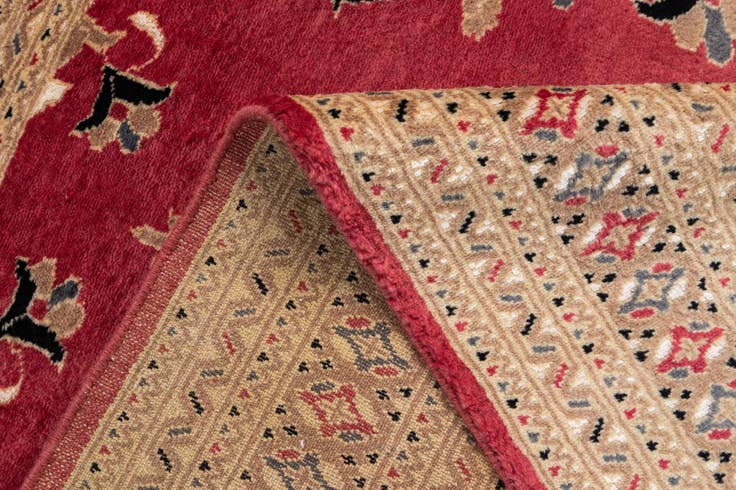 Detail image of 4' 4 x 5' 10 Hand Knotted Bokhara Oriental Rug