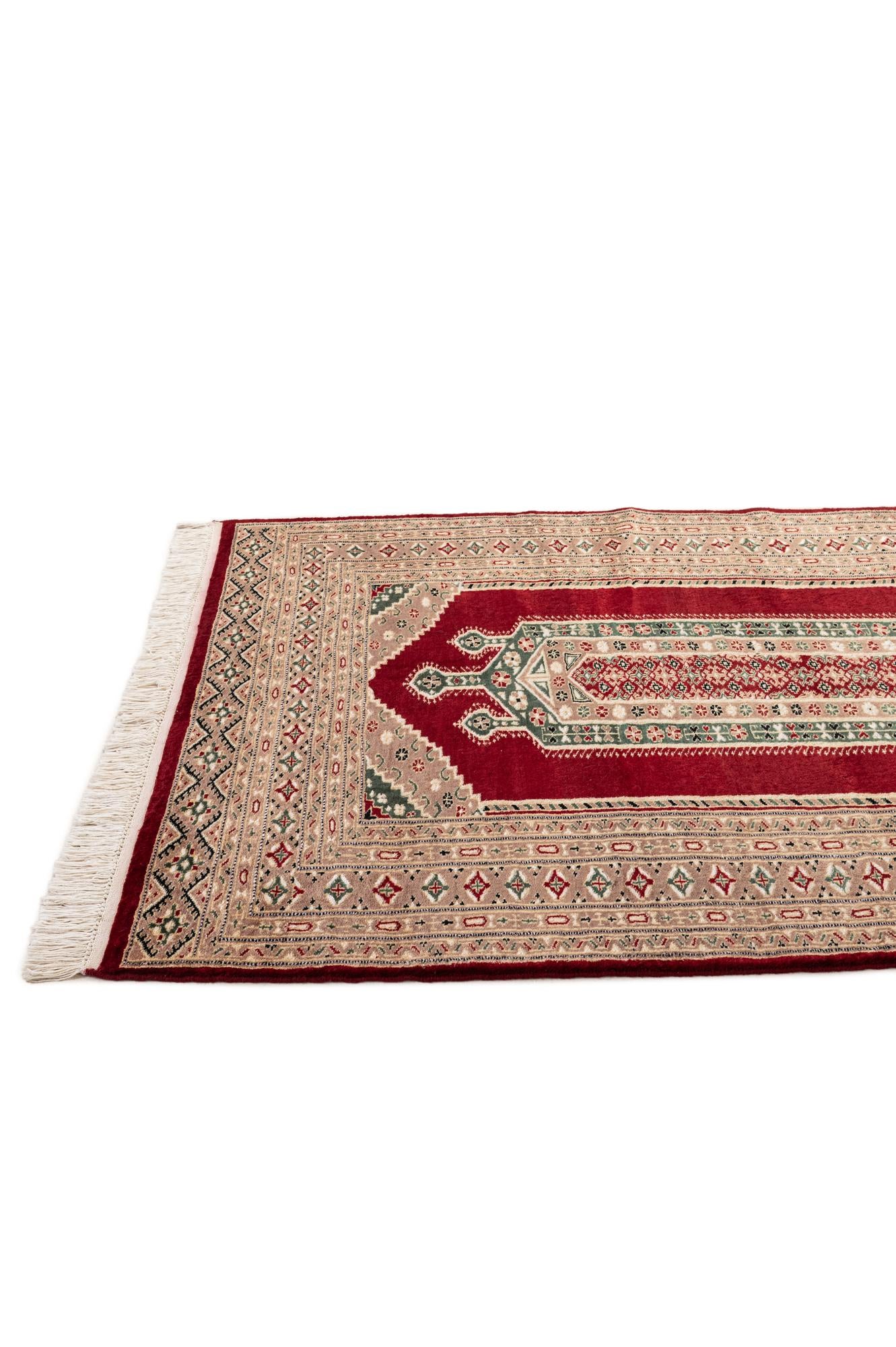4' 3 x 6' Hand Knotted Bokhara Oriental Rug