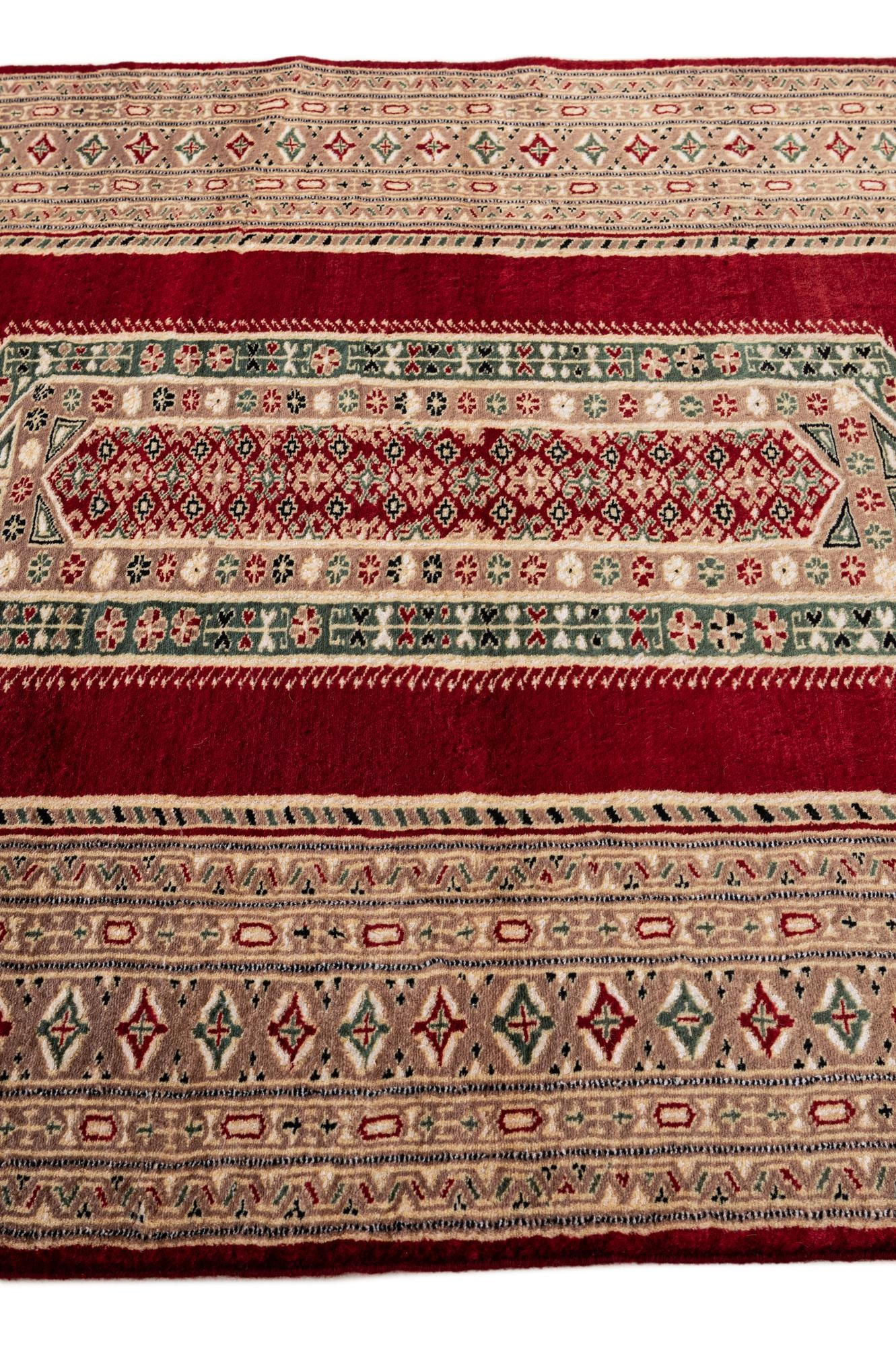 4' 3 x 6' Hand Knotted Bokhara Oriental Rug