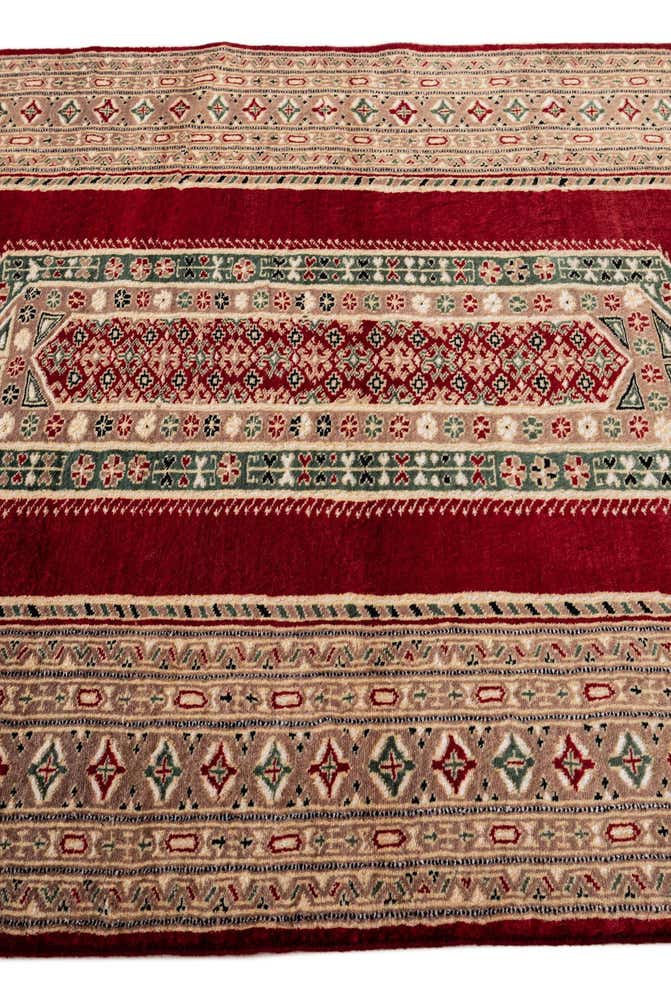 4' 3 x 6' Hand Knotted Bokhara Oriental Rug