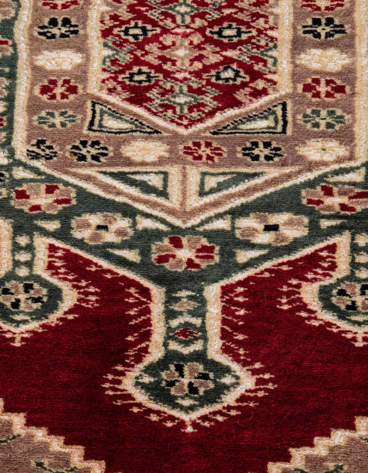 Detail image of 4' 3 x 6' Hand Knotted Bokhara Oriental Rug