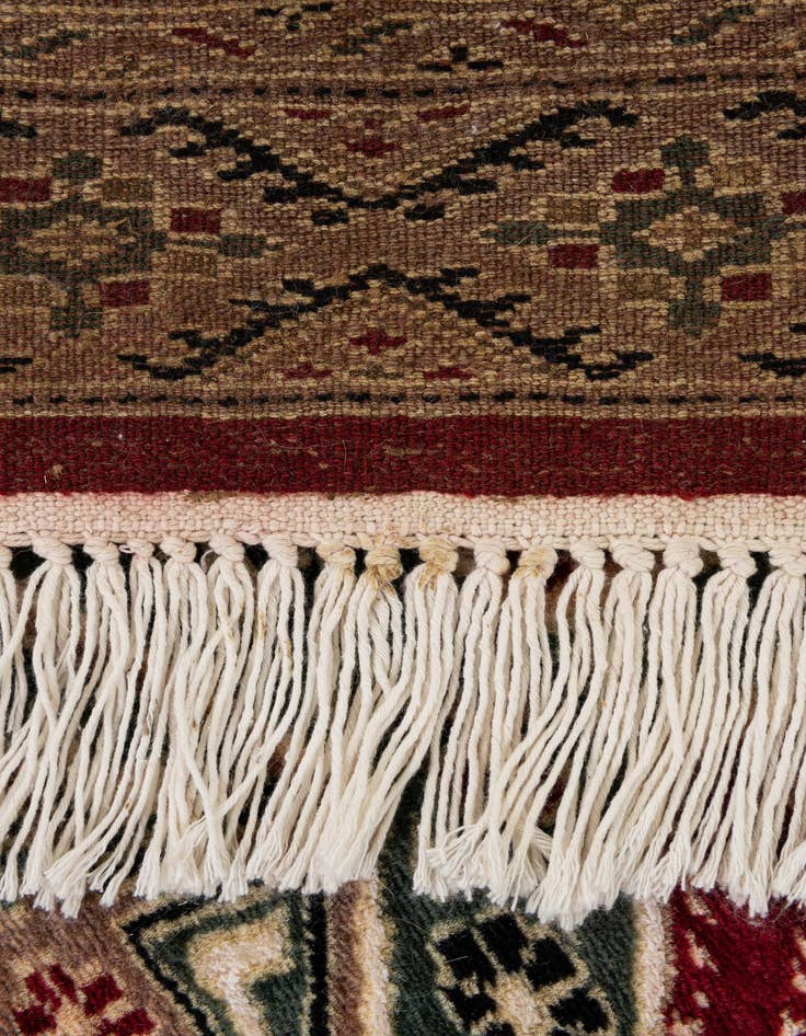 Detail image of 4' 3 x 6' Hand Knotted Bokhara Oriental Rug