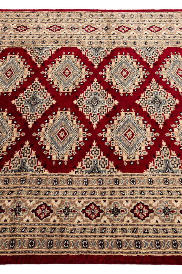 Detail image of 4' 4 x 6' 1 Hand Knotted Bokhara Oriental Rug