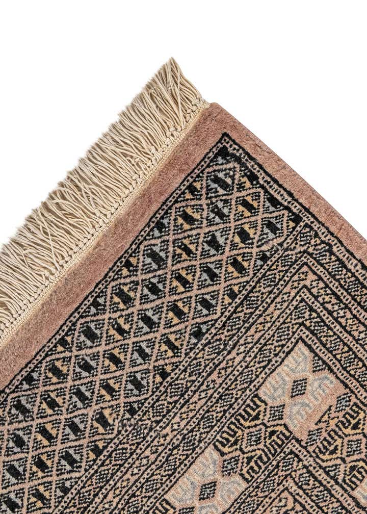 5' 1 x 8' 8 Hand Knotted Bokhara Oriental Wool Rug