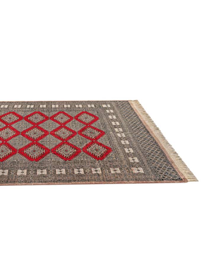 5' 1 x 8' 8 Hand Knotted Bokhara Oriental Wool Rug