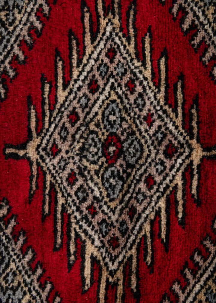 5' 1 x 8' 8 Hand Knotted Bokhara Oriental Wool Rug