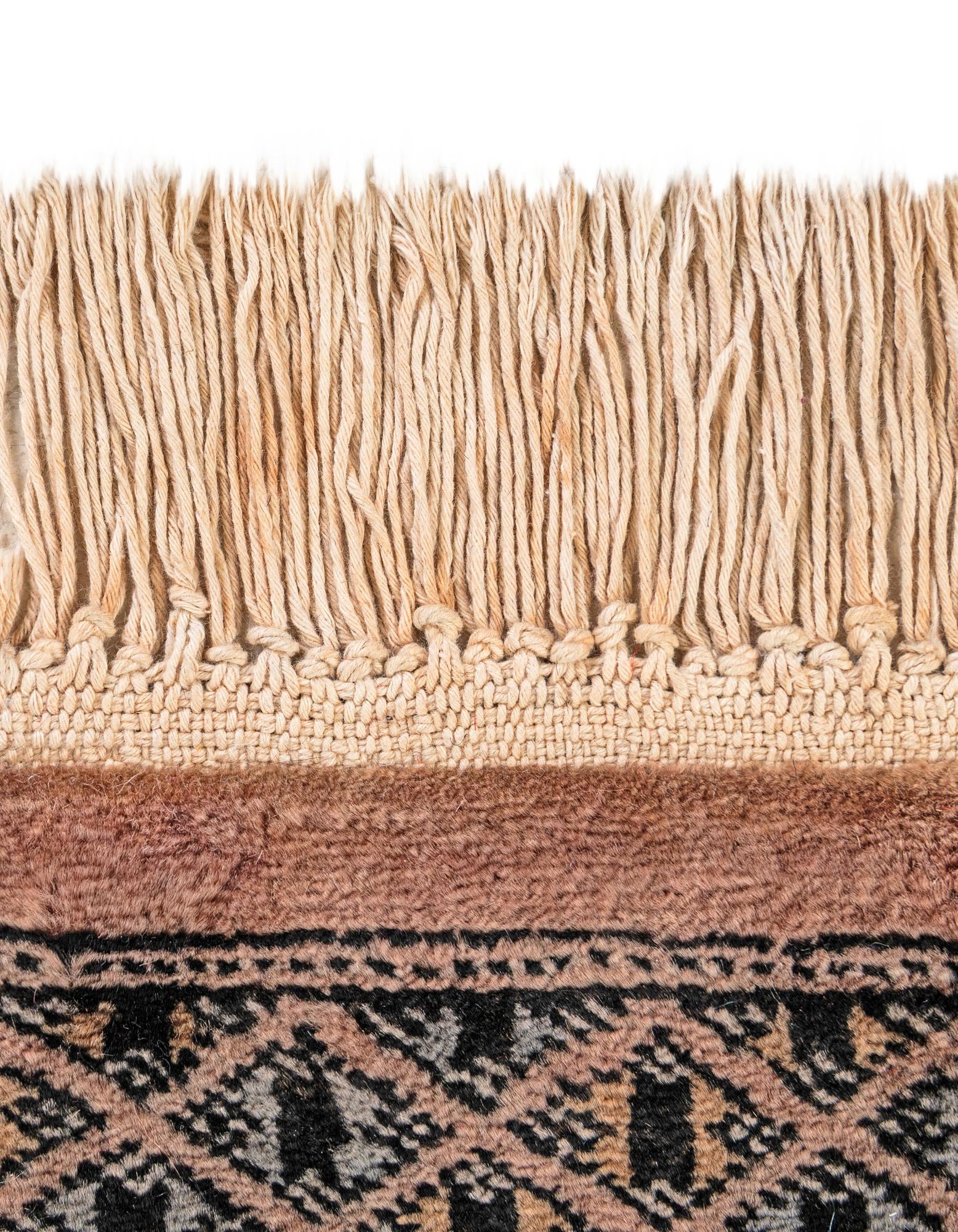 5' 1 x 8' 8 Hand Knotted Bokhara Oriental Wool Rug
