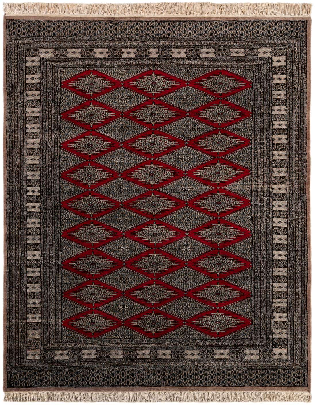 5' 1 x 8' 8 Hand Knotted Bokhara Oriental Wool Rug