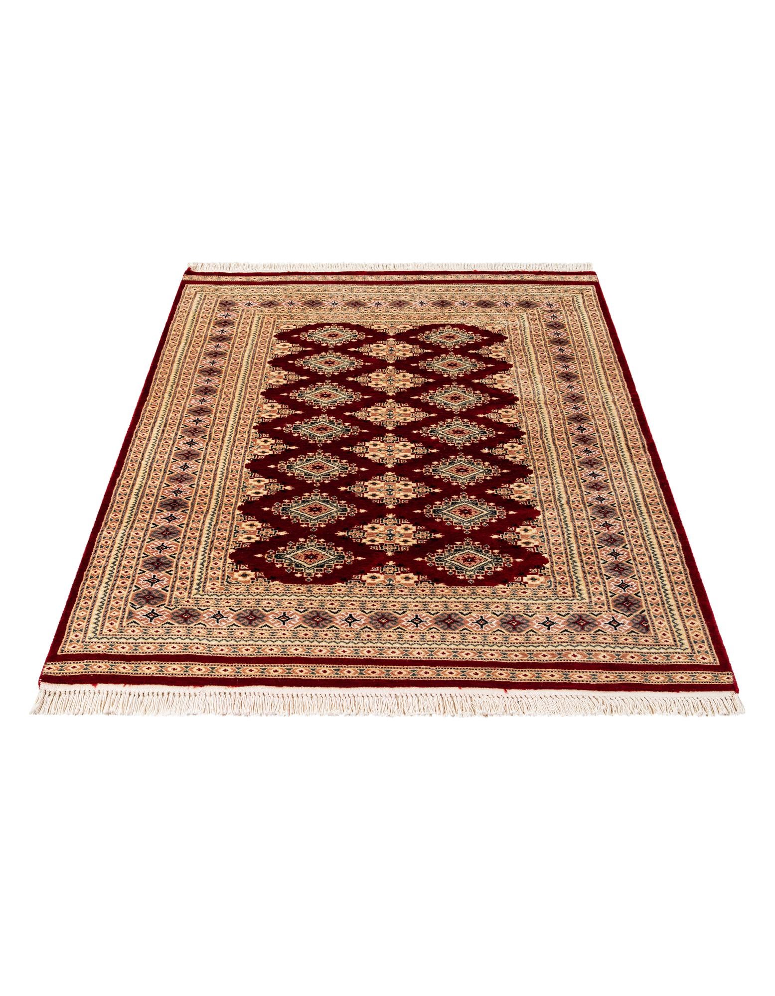 4' 3 x 6' Hand Knotted Bokhara Rug