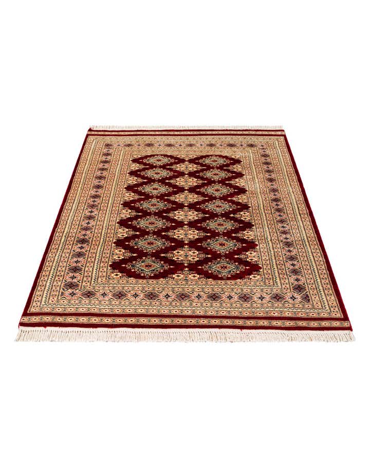 4' 3 x 6' Hand Knotted Bokhara Rug