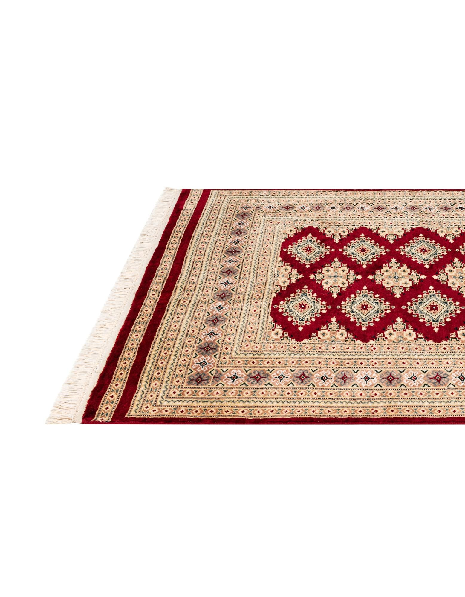 4' 3 x 6' Hand Knotted Bokhara Rug
