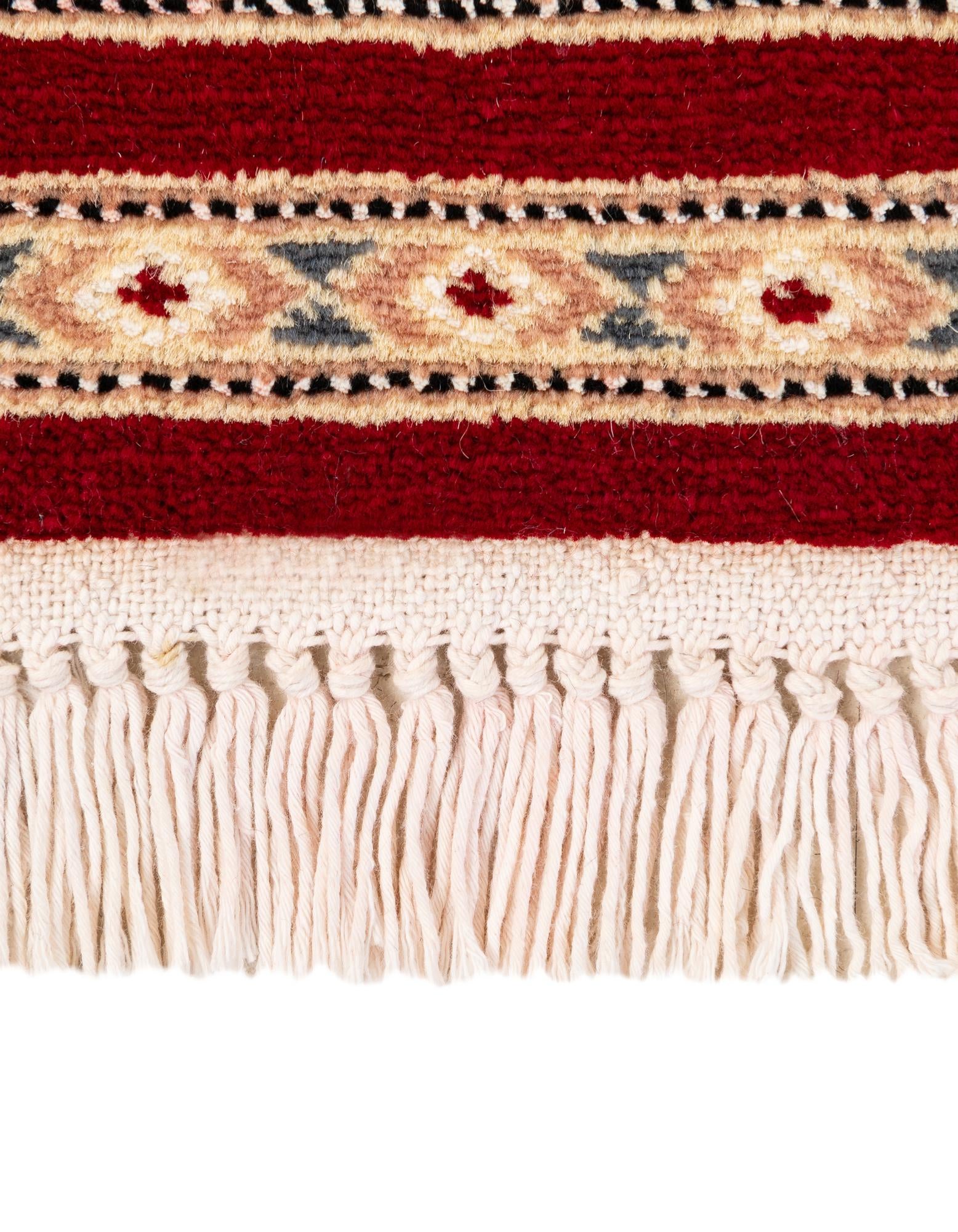 4' 3 x 6' Hand Knotted Bokhara Rug