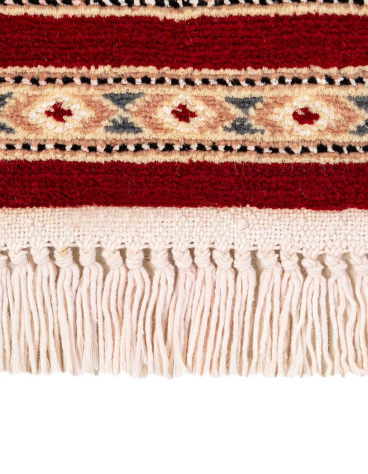 Detail image of 4' 3 x 6'  Hand Knotted Bokhara Rug