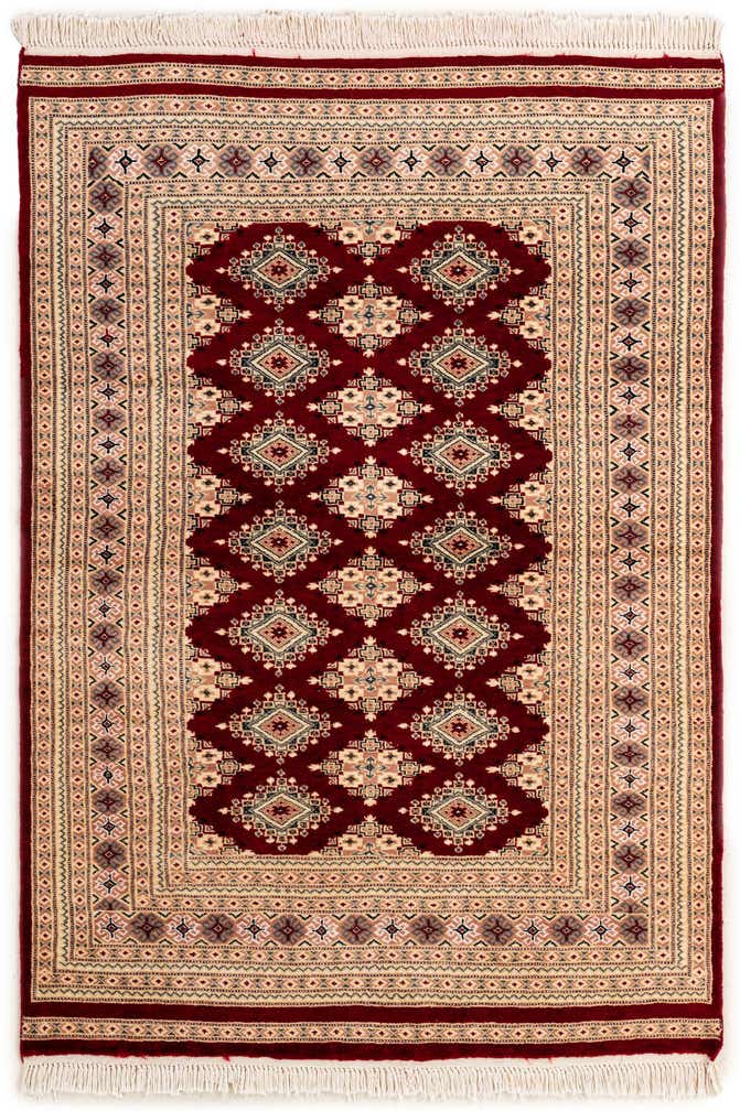 4' 3 x 6' Hand Knotted Bokhara Rug