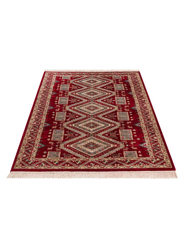 4' 3 x 6' 2 Hand Knotted Bokhara Oriental Rug