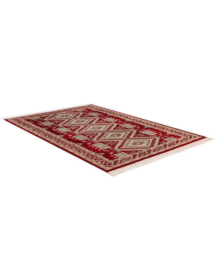 4' 3 x 6' 2 Hand Knotted Bokhara Oriental Rug